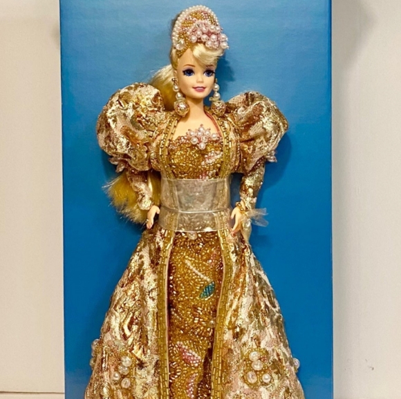 🌹🍃New In Box🌟1994 GOLD JUBILEE🌟 35th Anniversary Limited Edition Barbie Doll🍃🌹 - Picture 5 of 9